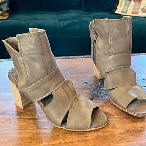 Free People Effie open-tie heeled sandal, 38 EU/7.5-8 US!